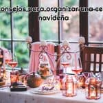 mesa decorada para navidad