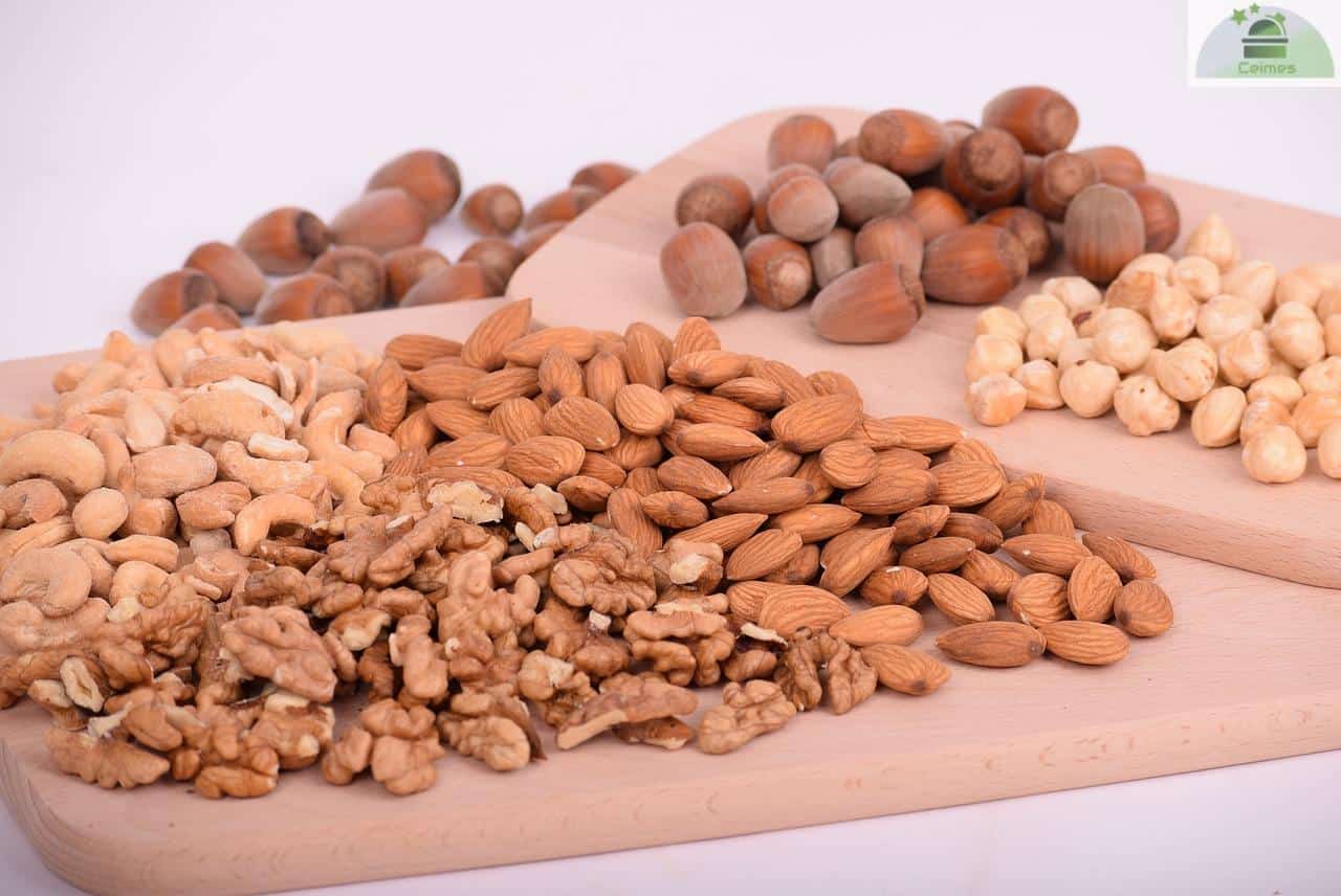 nuts, almonds, seeds