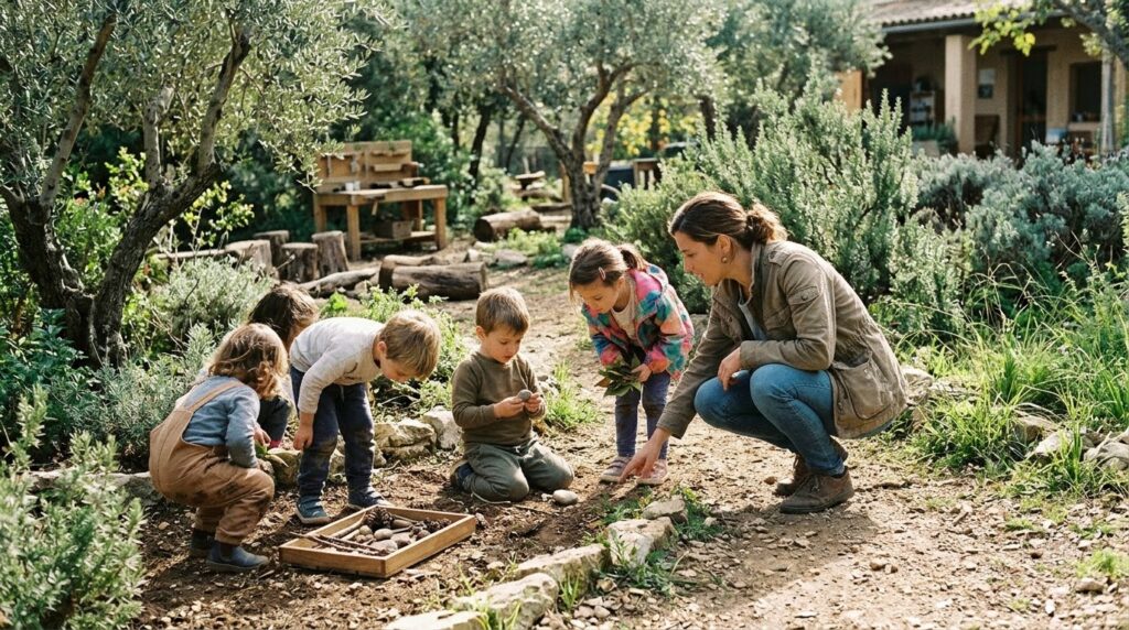 Aprendizaje y exploración de la naturaleza durante la primera infancia